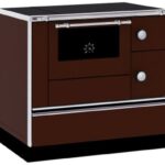 Μασίνα ξύλου με φούρνο Alfa Plam Alfa 90 H Favorit Καφέ, 6.4kW