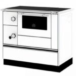 Μασίνα ξύλου με φούρνο Alfa Plam Alfa 90 H Favorit Λευκό Δεξιά, 6.4kW