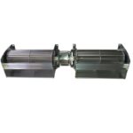 Διπλό εγκάρσιο βεντιλατέρ σόμπας πέλλετ Ø80mm, Ροής 660 m³/h - FERGAS για Edilkamin