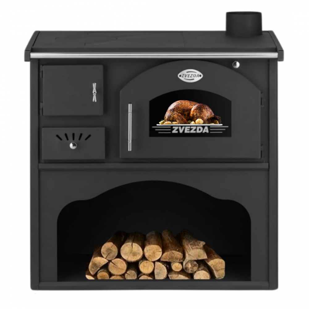 Μασίνα ξύλου με φούρνο Zvezda Classic GF, 5.9kW