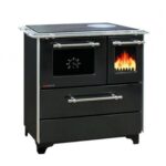 Μασίνα ξύλου με φούρνο Alfa Plam Donna 70 Ανθρακί, 5kW