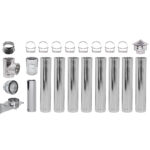 Κιτ καπναγωγών διπλού τοιχώματος INOX AISI 304 Ф250 (Εσωτερική διάμετρος), 9.7m