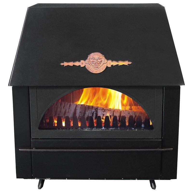 Ξυλόσομπα καλοριφερ Alfa Plam Rustikal E, 14kW