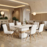 Τραπέζι Zoekrin Inart λευκό mdf 200x100x76εκ