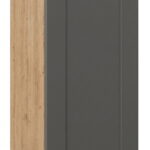 Κρεμαστό ντουλάπι Nelor 45 G 108 1F-Γκρι σπέσιαλ - Φυσικό