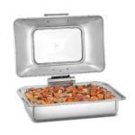 Chafing Dish Flexible για GN1/1 με soft close & παράθυρο ελέγχου 500507