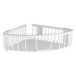 Καλάθι γωνιακό σχαρωτό RETI 9638 66 Λευκό ματ KARAG 21x21x7cm