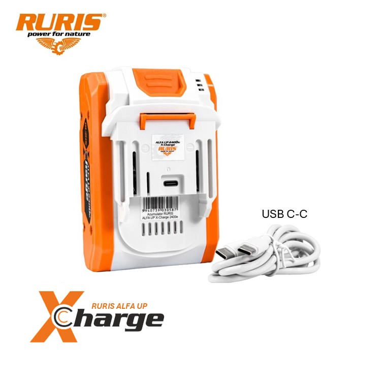 ΜΠΑΤΑΡΙΑ 20V/4Ah RURIS ALFA-UP 2400e X-CHARGE - RURIS