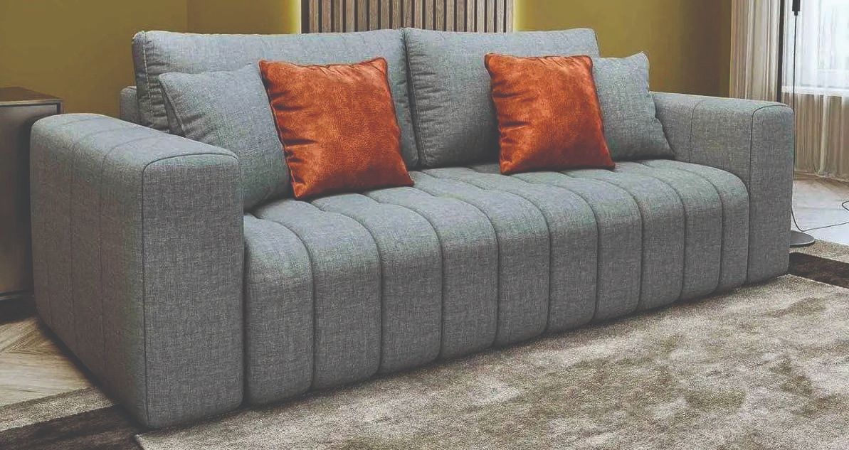 Τριθέσιος Καναπές-κρεβάτι Braga, Π 230×Υ 84×Β 94 εκ., All4home