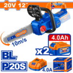 WADFOW ΣΕΤ ΑΛΥΣΟΠΡΙΟΝΟ ΜΠΑΤ. Li-ion 20V / 12" / 4Ah / 2 ΜΠΑΤΑΡΙΕΣ BL Motor (WCLP5121E)