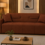 Τριθέσιος Καναπές-κρεβάτι , Zurich, Π 215×Υ 85×Β 85 εκ. , All4home