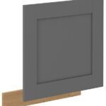Πρόσοψη κουζίνας Nelor ZM 570x596-Γκρι σπέσιαλ - Φυσικό