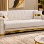 Τριθέσιος Καναπές-κρεβάτι Gucci, 216/86/85 εκ., All4home