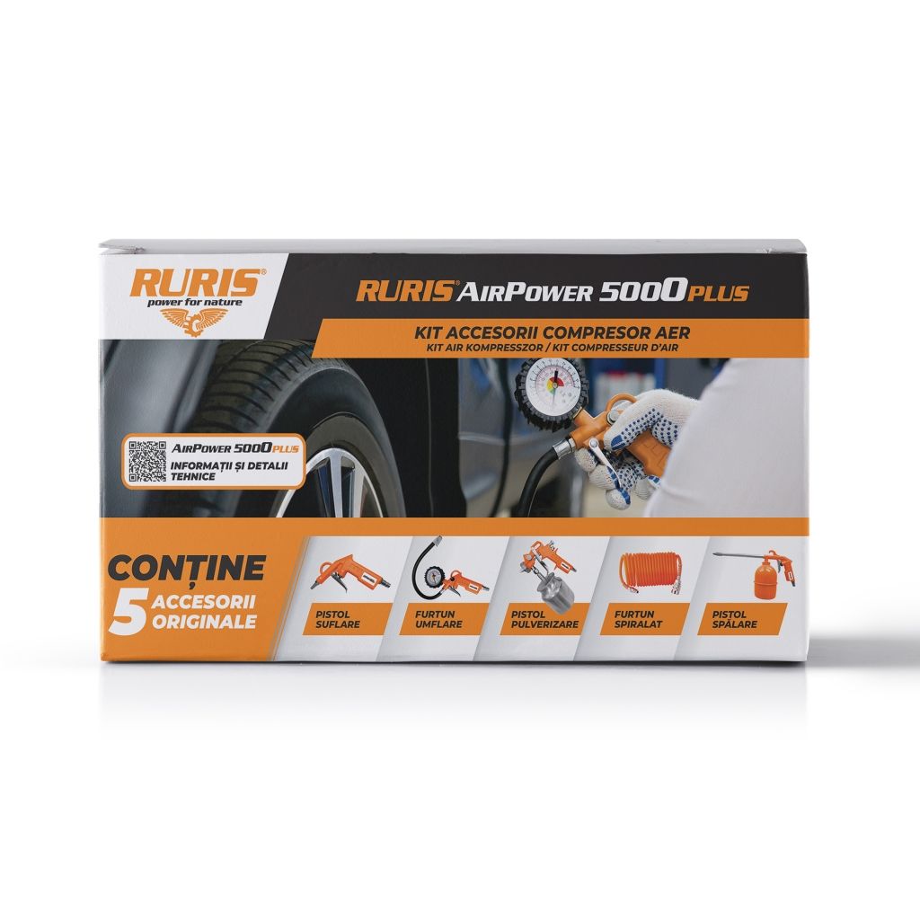 ΚΙΤ ΑΕΡΟΣΥΜΠΙΕΣΤΗ AIRPOWER 5000 - RURIS
