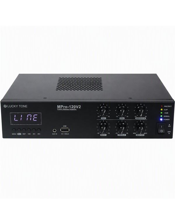 LUCKY TONE Mpro-120V2 Mixer Amplifier 100V/120W