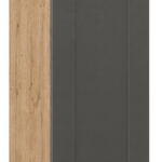 Κρεμαστό ντουλάπι Nelor 40 G 108 1F-Γκρι σπέσιαλ - Φυσικό