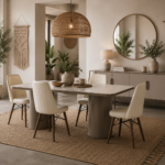 Σετ Τραπεζαρίας με 4 καρέκλες, Daria ,180x90x75 εκ. All4home