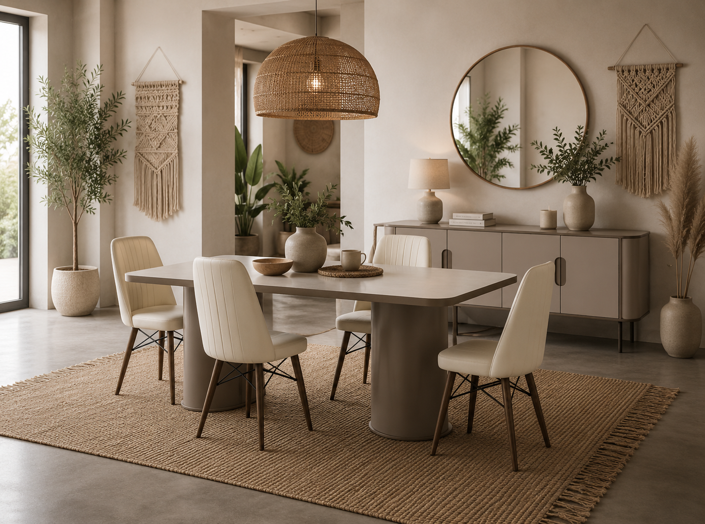Σετ Τραπεζαρίας με 4 καρέκλες, Daria ,180x90x75 εκ. All4home
