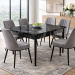 Σετ Τραπεζαρίας Majesty , 7 Τεμαχίων , 132-170/73/80εκ., All4home