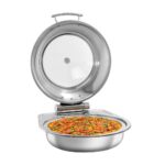 Chafing Dish Flexible στρογγυλό με soft close & παράθυρο ελέγχου 500846