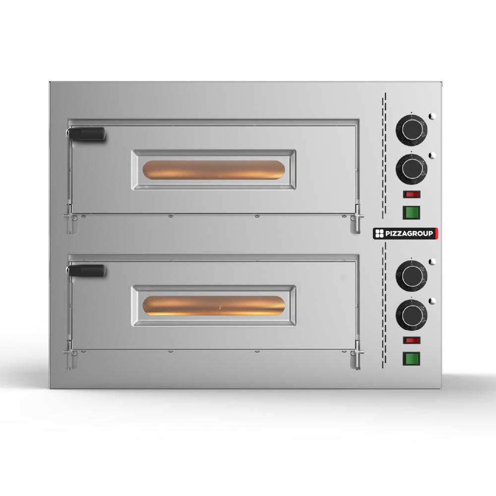 Φούρνος πίτσας διώροφος 2 Χ Ø34cm έως 450˚C COMPACT M35/8-B