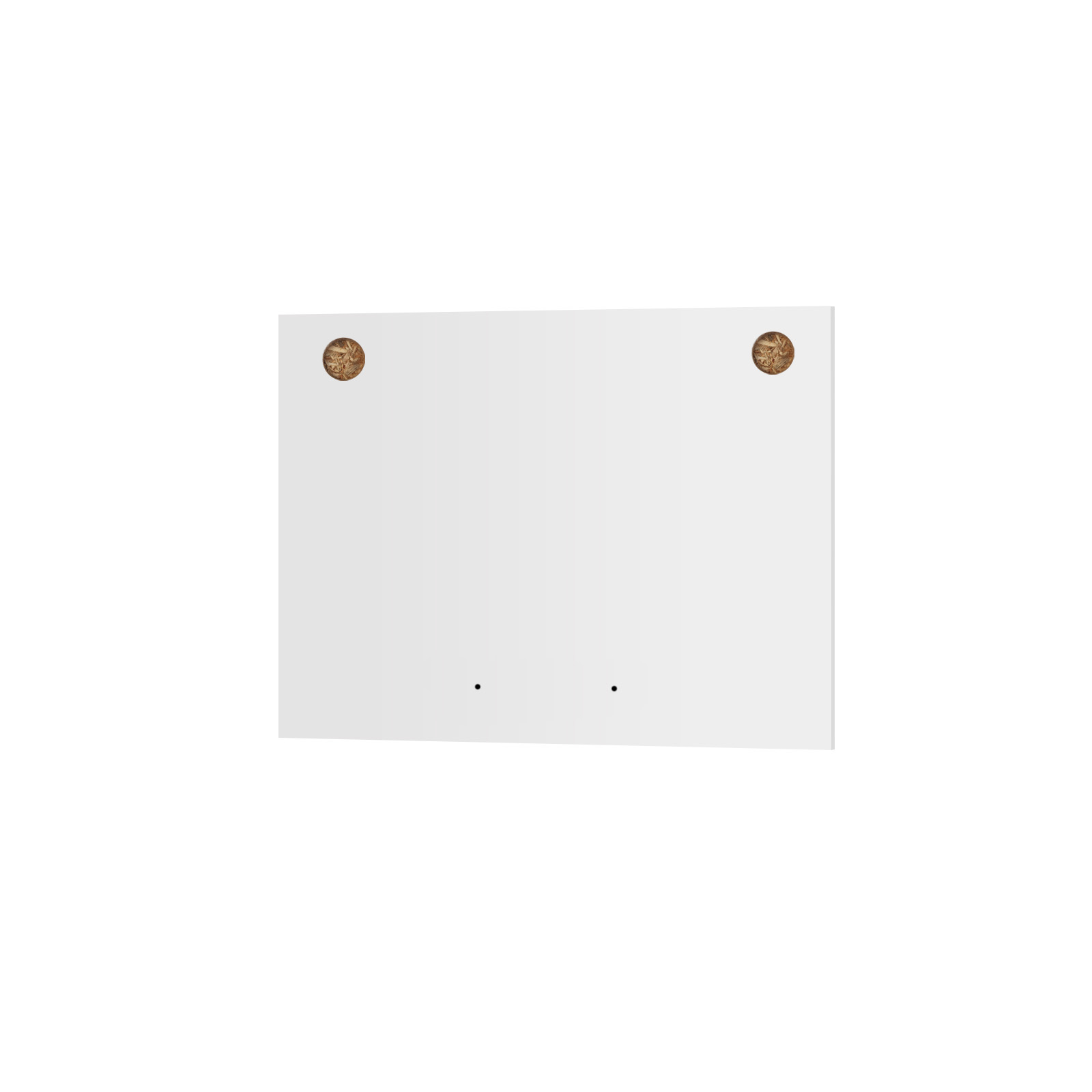 Άνω Πορτάκι Απορροφητήρα Charlotte Λευκό 60x45x1.6cm