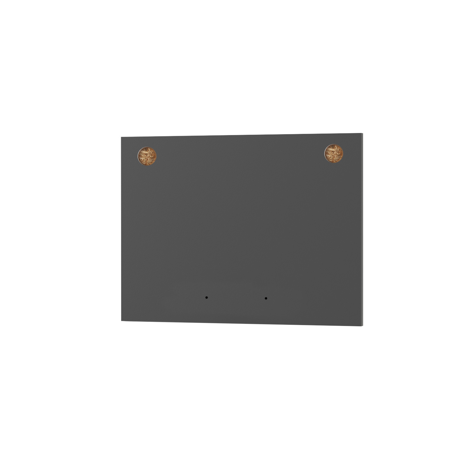 Άνω Πορτάκι Απορροφητήρα Charlotte Γραφίτη 60x45x1.6cm