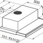 Συρόμενος Απορροφητήρας ΙΝΟΧ 60x43x18cm 7012ΜΤ Meidtec by Pyramis