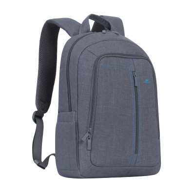 RivaCase 7560 Alpendorf Laptop Canvas Backpack 15.6" grey Τσάντα μεταφοράς LaptopΤσάντα πλάτης για Laptop 15.6"