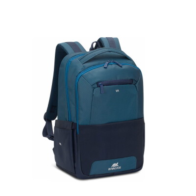 RivaCase Suzuka 7767 steel blue/aquamarine Laptop backpack 15.6"Τσάντα Πλάτης για Laptop