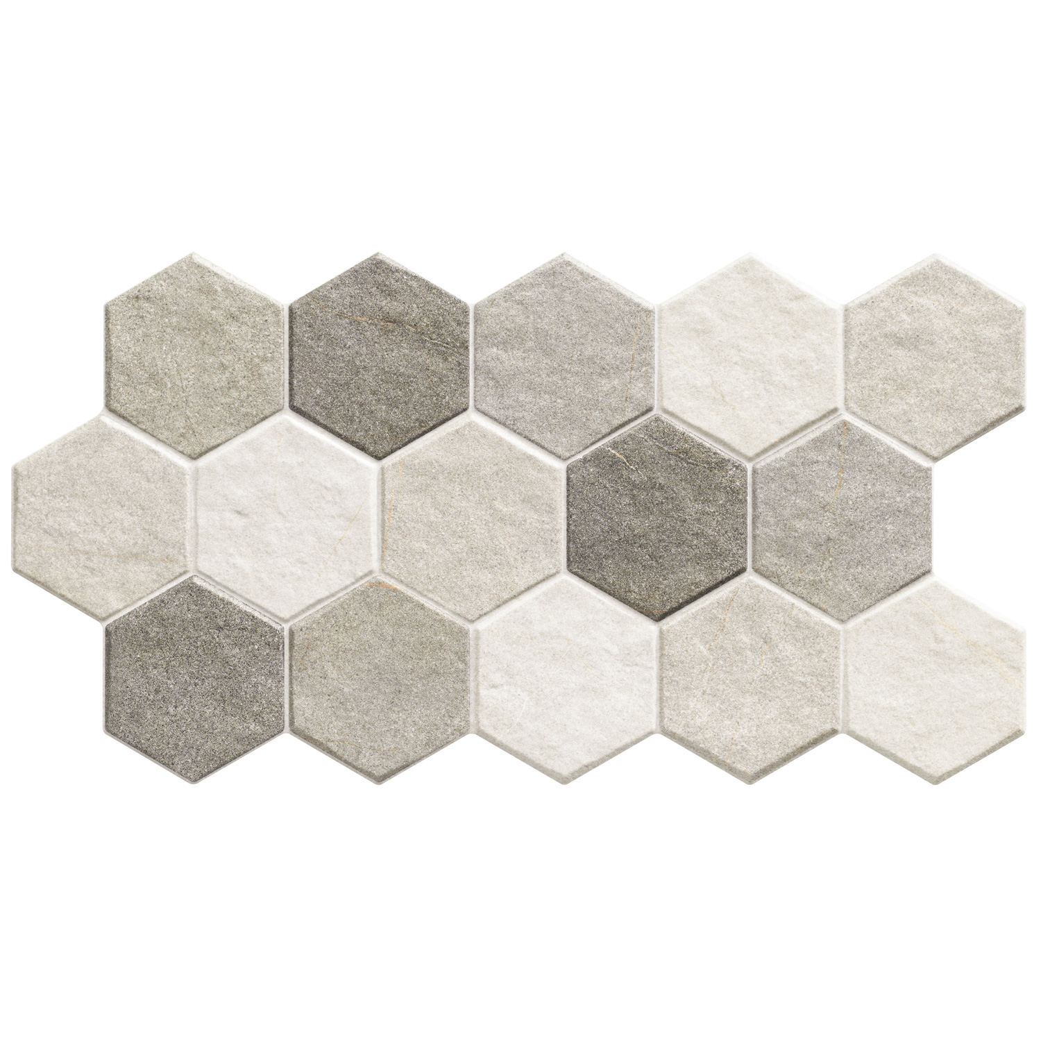 Πλακάκι HEX Stonehenge Frost KARAG 26,5x51cm