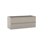 Βάση Επίπλου Μπάνιου DYMA 120 Walnut Brown με 2 Συρτάρια & Νιπτήρα 1205x475x500mm KARAG
