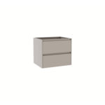 Βάση Επίπλου Μπάνιου DYMA 60 White Ash με 2 Συρτάρια & Νιπτήρα 805x475x500mm KARAG
