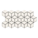 Πλακάκι RHOMBUS Snow KARAG 26,5x51cm
