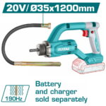 TOTAL ΔΟΝΗΤΗΣ ΜΠΑΤ. Li-ion 20V / Φ-35 Χ 1200mm ΧΩΡΙΣ ΜΠΑΤΑΡΙΑ & ΦΟΡΤΙΣΤΗ (TCVLI202502)