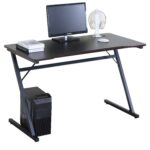 Γραφείο ArteLibre TERANO Μαύρο Μοριοσανίδα/Μέταλλο 120x60x75cm