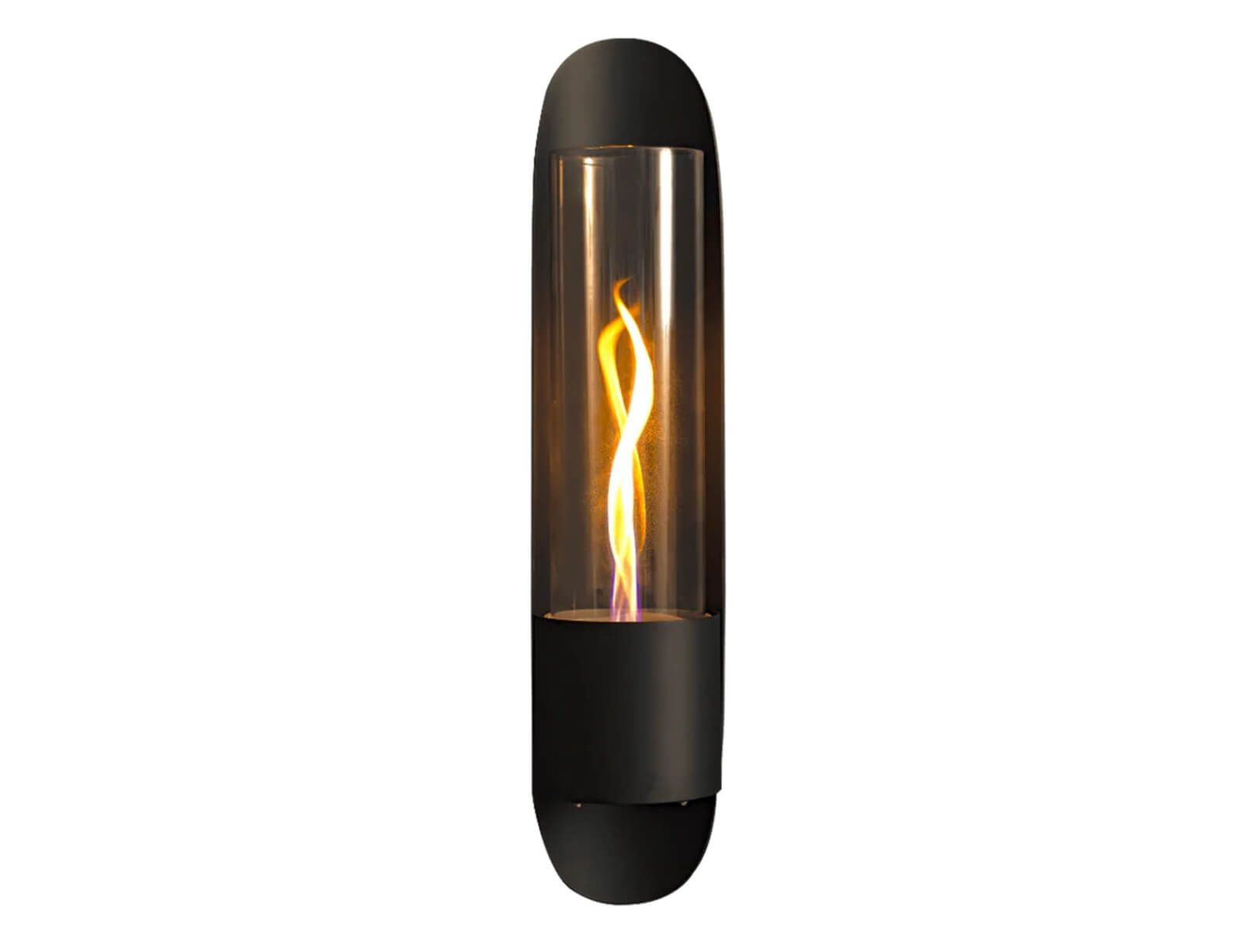 Εστία Φωτιάς Cycloflame Wall Tenderflame - 16.6x81x17.5cm - Black