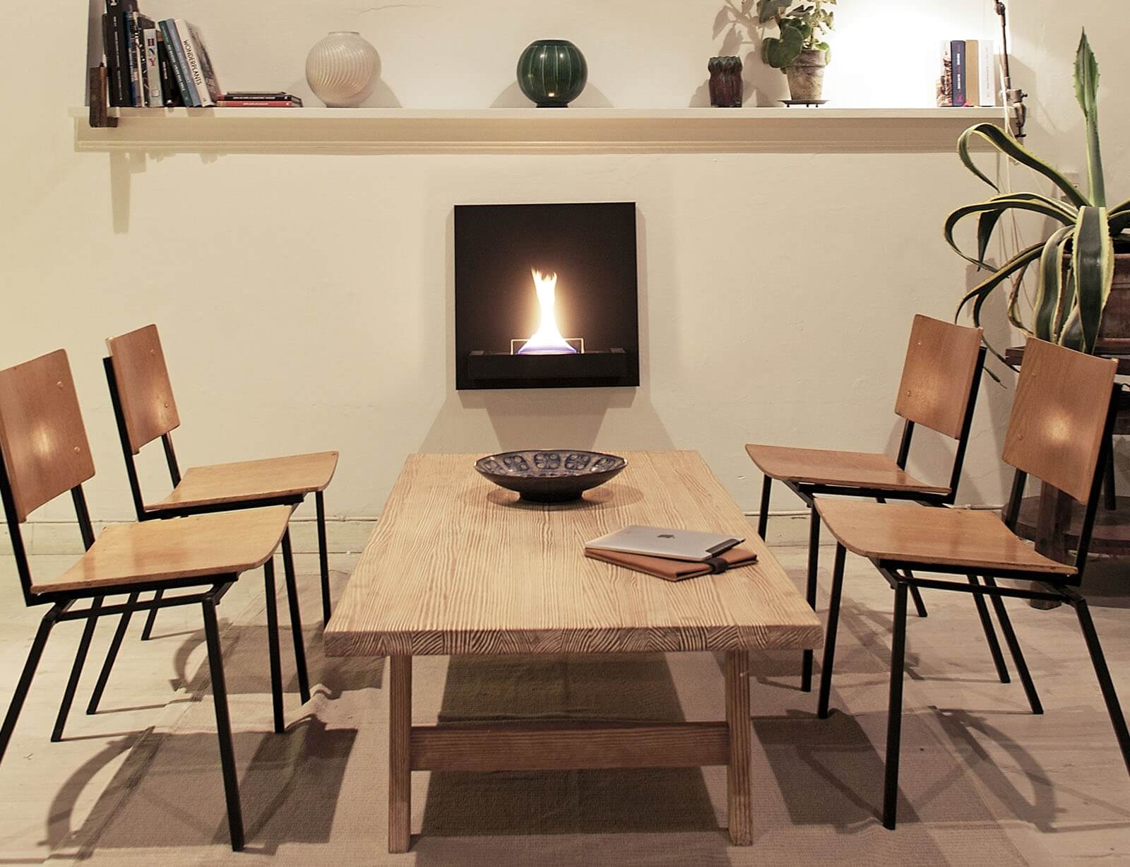 Tζάκι Square 180 Tenderflame - 57.5x23x57.5cm - Black