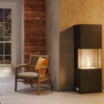 Τζάκι Indie Tenderflame - 50x34x170cm - Black